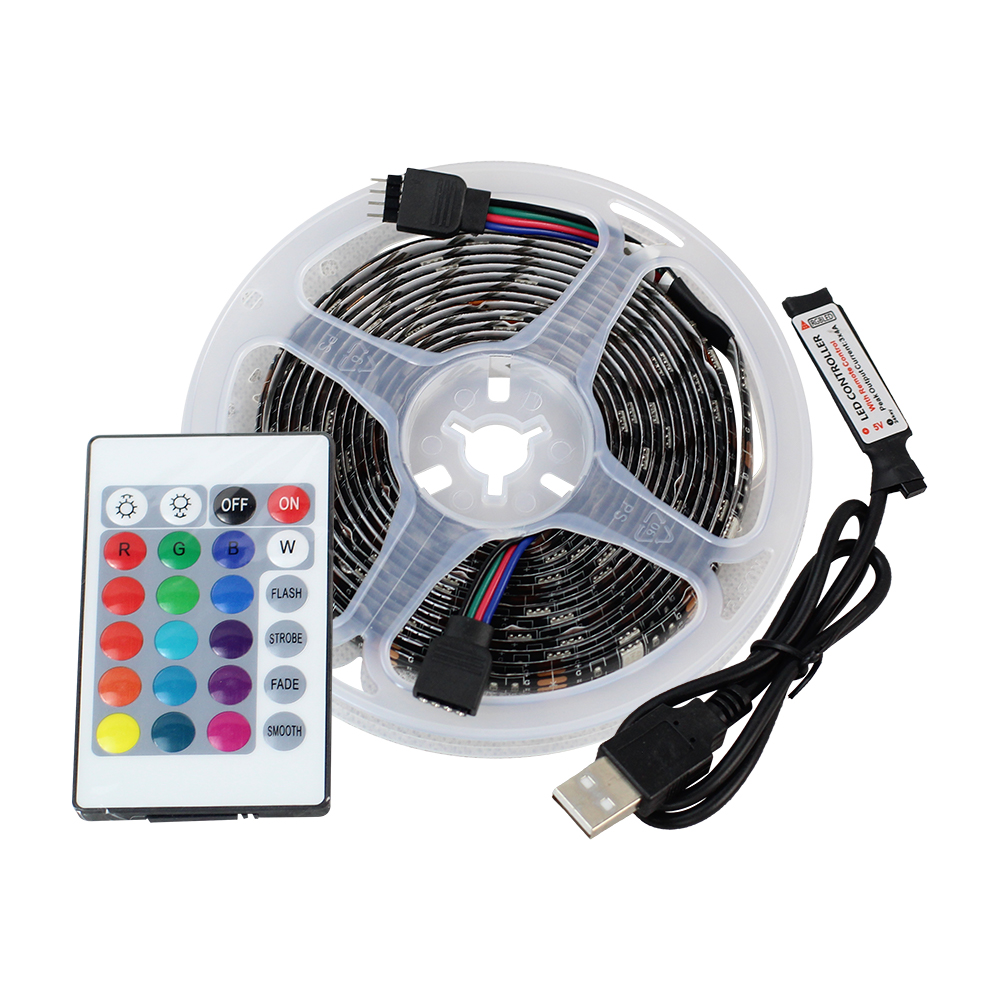 Fita de LED Bluetooth USB 5050 RGB