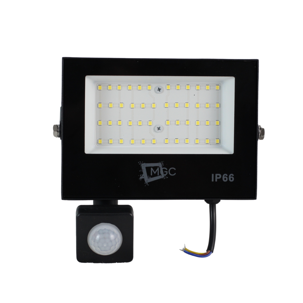 REFLETOR DE LED LINHA RKT 100W COM SENSOR - MGC